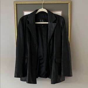 Vintage Black Leather Jacket
